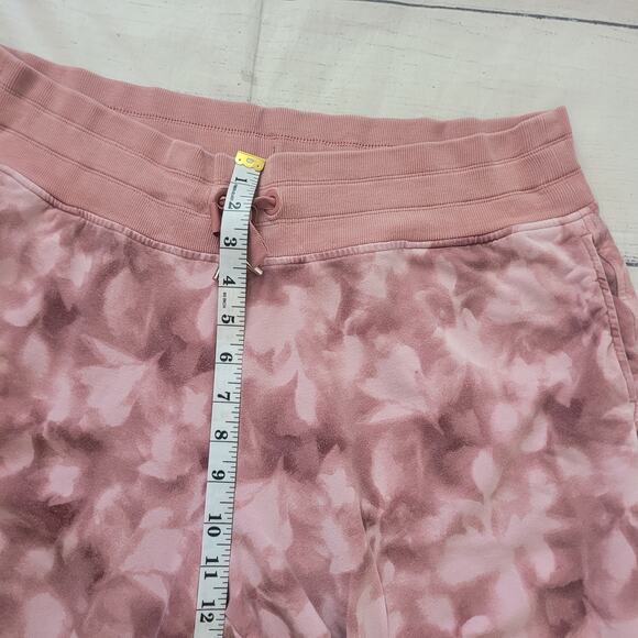 Athleta Size 1X Balance Printed Jogger Pants Mauve Purple Tie Dye Soft Knit - Picture 3 of 7